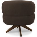Ver imagem 7 de Poltrona Decorativa Giratória Sala de Estar Living Seven F04 Veludo Marrom - Lyam Decor