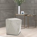 Ver imagem 4 de Kit 2 Puffs Decorativos Ametista B-309 Veludo Bege Claro