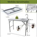 Ver imagem 7 de Pia Portátil Dobrável Ntk para Camping e Uso Externo Leve e Compacta