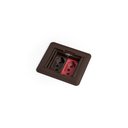 Ver imagem 1 de Caixa De Tomada para Embutir 2 Tomadas (Vermelha+Preta) Flex - Marrom