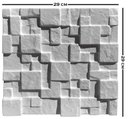 Ver imagem 7 de Forma 3D Gesso e Cimento ABS 1mm - Mosaico 29x29 cm