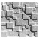 Ver imagem 2 de Forma 3D Gesso e Cimento ABS 1mm - Mosaico 29x29 cm