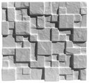 Ver imagem 2 de Forma 3D Gesso e Cimento ABS 1mm - Mosaico 29x29 cm