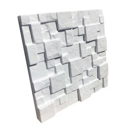 Forma 3D Gesso e Cimento ABS 1mm - Mosaico 29x29 cm - 4