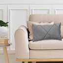 Ver imagem 2 de Kit 2 Capas para Almofada Drapeada em Veludo Retangular 60x40