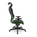 Ver imagem 2 de Cadeira Gamer Plaxmetal Vizon Dz Base Standard Relax System Tela Preta Detalhes Verde