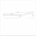 Ver imagem 3 de Frigideira em Alumínio Antiaderente 24 Cm Branco Estampado Tramontina