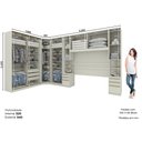 Ver imagem 4 de Quarto Modulado Casal 6 Peças Portas Correr Bellagio Casa 812