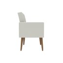 Ver imagem 4 de Poltrona Decorativa Capitone Reforçada Confortável para Sala Branco