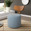 Ver imagem 2 de Poltrona Puff Júlia Conforto/moderno para Sala e Recepção - Cinza