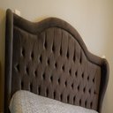 Ver imagem 2 de Cabeceira para Cama Queen 160 Cm Monaco - Veludo Marrom