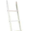 Ver imagem 4 de Escada Decorativa Porta-Roupas de Madeira Maciça Branco Envelhecido