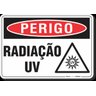 PLACA PERIGO RADIAÇÃO UV - 1