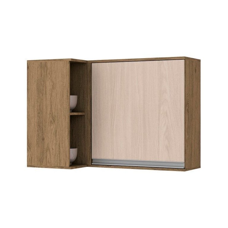 Armário Aéreo Canto Reto 1 Porta 94,5cm Integra Henn