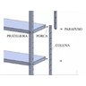Prateleira em Aço Galvanizado 6 Bandejas. - 2