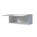 Ver imagem 4 de Armário Aéreo Planejado 1 Porta Basculante 80cm Marselha CabeCasa MadeiraOriginals Azul/Sereno