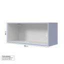 Ver imagem 3 de Armário Aéreo 1 Porta Basculante 80cm Marselha Cabecasa Madeiraoriginals