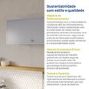 Ver mais imagens de Armário Aéreo Planejado 1 Porta Basculante 80cm Marselha CabeCasa MadeiraOriginals Azul/Sereno