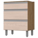 Ver imagem 2 de Balcão 3 Gavetas 60cm Integra Henn