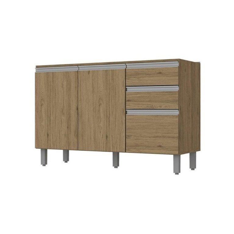 Balcão de Cozinha 3 Portas 2 Gavetas Integra Henn