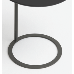 Mesa de Apoio Toms - Tampo Laqueado - Base Aço Carbono - Altura 45cm - 4
