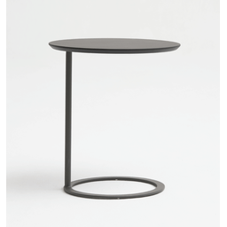 Mesa de Apoio Toms - Tampo Laqueado - Base Aço Carbono - Altura 45cm - 2