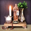 Ver imagem 5 de Imagem São Frei Galvão Importado Resina 14 Cm