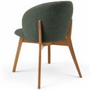 Ver mais imagens de Kit 06 Cadeiras de Jantar e Estar Living Estofada Mia L02 Linho Verde Musgo - Lyam Decor
