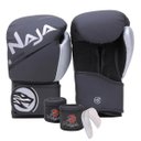 Ver imagem 1 de Kit Boxe Naja Extreme: Luva + Bandagem + Bucal - Prata