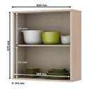 Ver imagem 4 de Armário Aéreo de Cozinha 1 Porta 60cm Connect Henn
