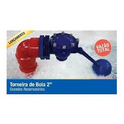 Torneira Boia Alta Vazão Compacta Grandes Reservatórios 2 - 3