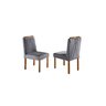 Conjunto Sala de Jantar 4 Lugares Mesa Redonda Natalle 100cm e Cadeiras Madeira Maciça - 3