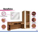 Ver imagem 5 de Quarto Modulado Casal 7 Peças Liga QM40 Of White Kappesberg