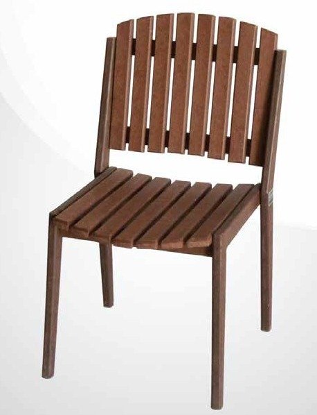 Cadeira Premium em Madeira Plástica Lanci 100% Reciclada 50cm / Lc-05 Lanci Madeira Plástica Verde