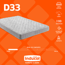 Ver imagem 4 de Colchão Casal Queen Size 100 Espuma D33 A17 Intermediário 158x198 Inducol