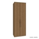 Ver imagem 1 de Guarda Roupa Modulado 02 Portas 245cm Setiba - Carvalho/jequitibá