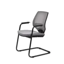 Ver imagem 1 de Cadeira de Escritório Fixa com Braço Cinza You Marelli