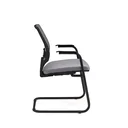 Ver imagem 3 de Cadeira de Escritório Fixa com Braço Cinza You Marelli