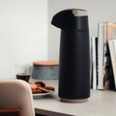 Ver imagem 3 de Garrafa Térmica Tramontina Exata 1,8l Preto Ampola de Vidro para Café Chá Água Cozinha Mesa