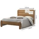 Ver imagem 3 de Cama Luiza Casal Sofisticado Alta Resistência: Branco