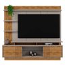 Estante Home Vinhedos 200cm Grigio Fosco/amêndoa para Tv até 65” - Mobler - 1