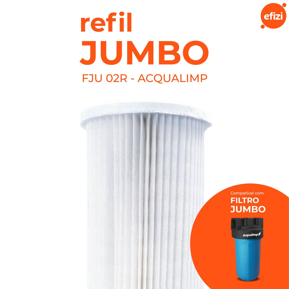 Refil Filtro Jumbo Fju 02r Acqualimp - 2