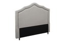 Ver imagem 1 de Cabeceira Irlanda New Plus Queen 1600mm Veludo Adar Off White - Simbal