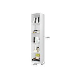 Estante Simples para Livros com Nichos em Mdf - 3