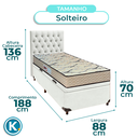 Ver imagem 3 de Cama + Bau Blindado e Colchão D33 Solteiro - Maxsono Paropas + Cabeceira