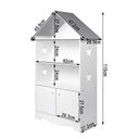 Ver imagem 3 de Organizador Infantil Casinha Trisha 100% Mdf (crianças) WoodCore