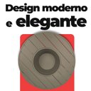 Ver imagem 6 de Mesa de Centro Champanheira Zaffi Tampo Alumínio Redondo Ripado Fendi com Balde 9 Litros - Arkell