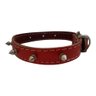Coleira Cachorro Couro Pino Nº8 - Tudo em Caixa - 2