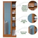 Ver imagem 5 de Sapateira Camile 1 Porta Espelho Organizacao Freijo