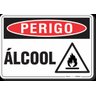 PLACA PERIGO ÁLCOOL - 1